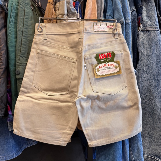 1960s LEVI'S 518 BIG E SHORTS DEAD STOCK W25
