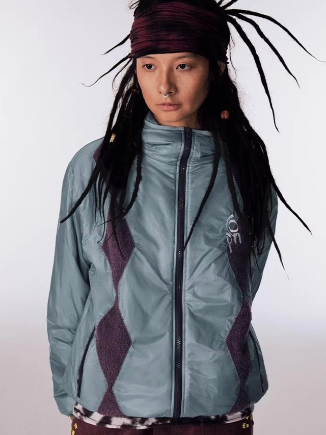 CONP Semi-sheer Diamond Quilted Jacket