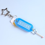 【emiumigumi】おまもりネームキーホルダー「Blue」