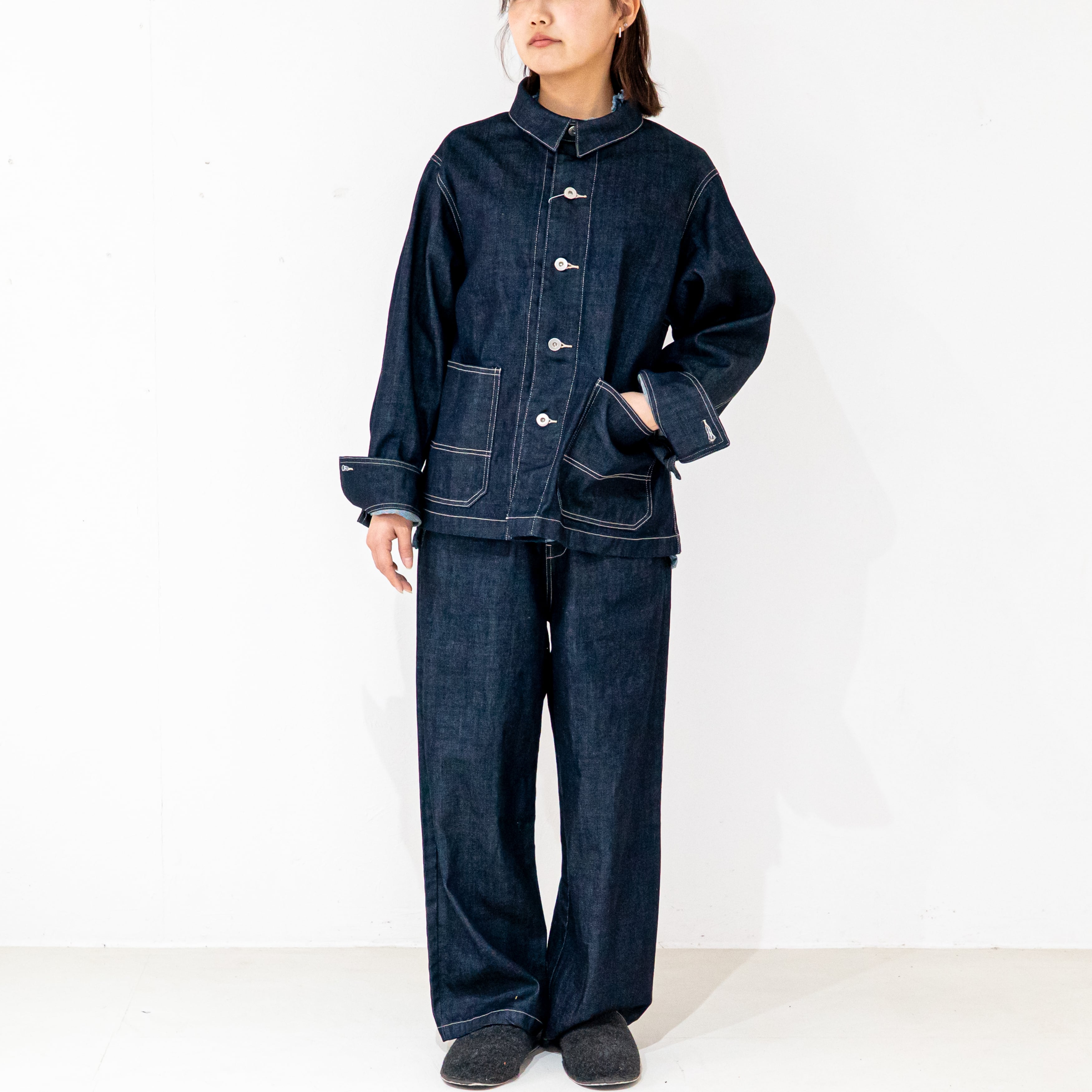 MADE IN JAPAN DENIM COVERALLS/VENT BLANK/デニムジャケット