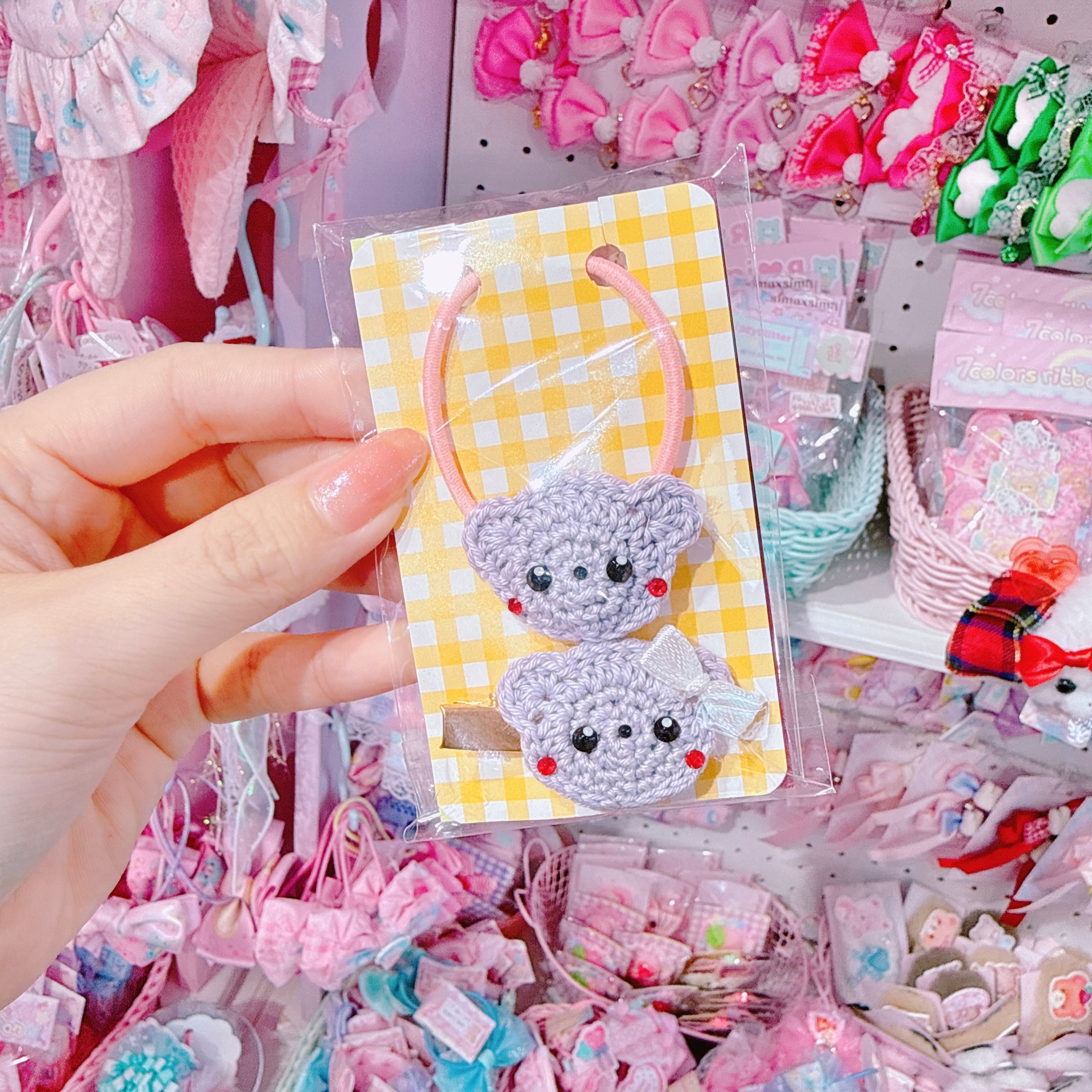 【N1】7-11ヘアゴム＆ヘアクリップセット