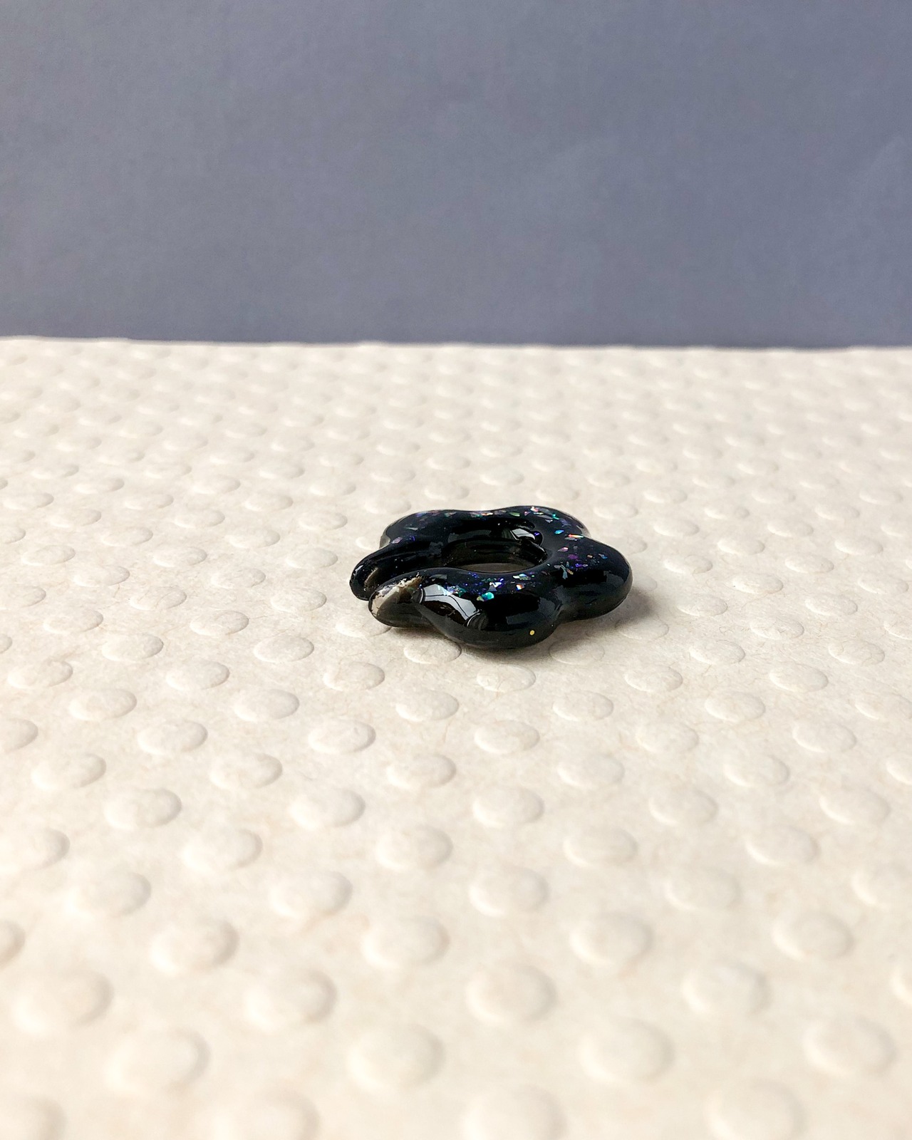 ＊お花形＊イヤーカフ＊キラキラ＊べっ甲柄＊暗めカラー＊の画像09