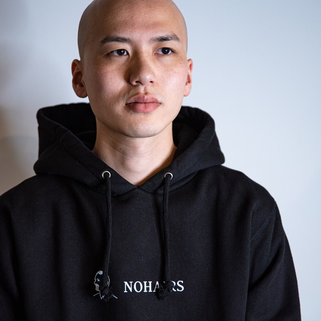 NOHAIRS LOGO パーカー(BLK)