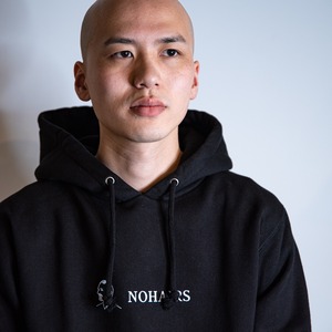 NOHAIRS LOGO パーカー(BLK)