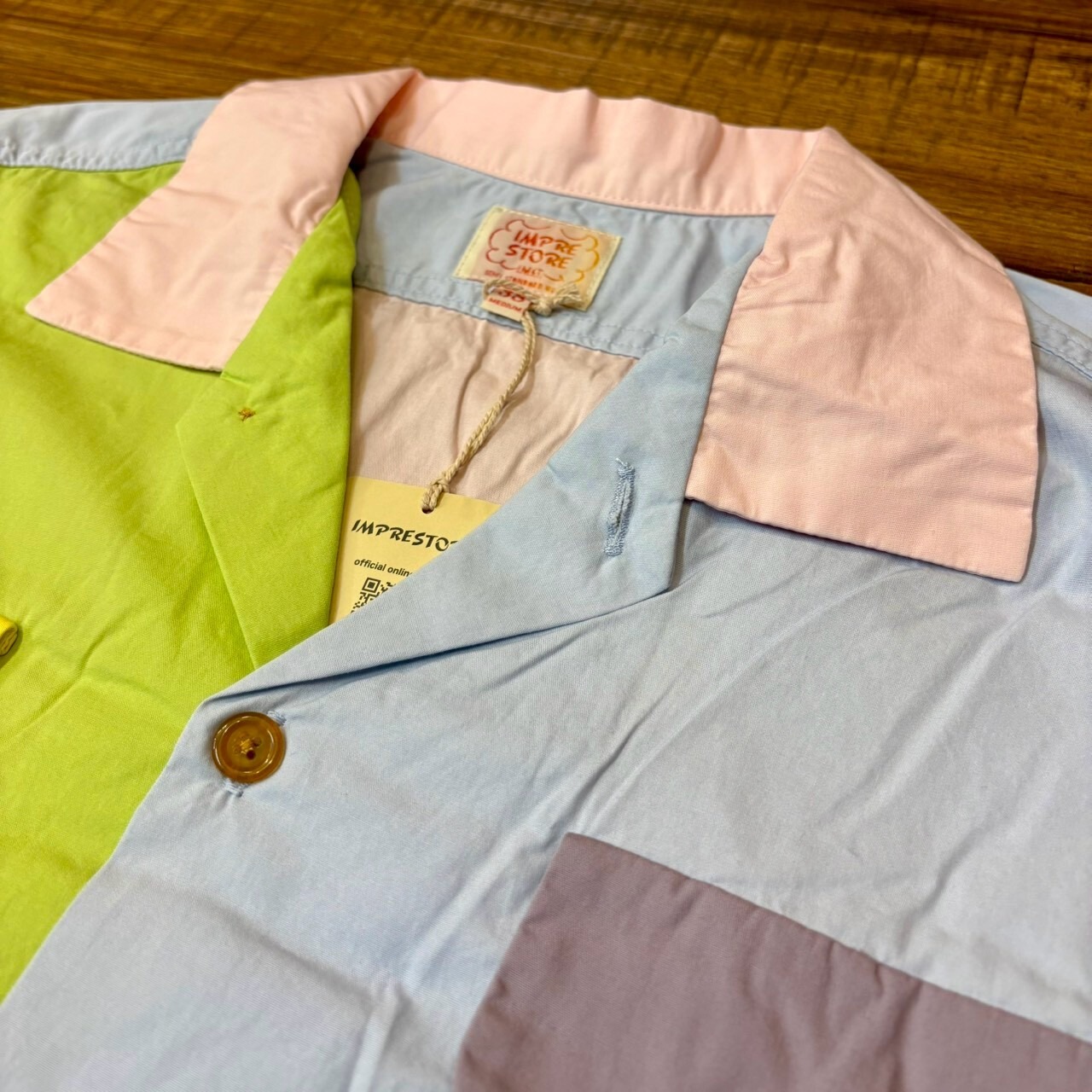 インプレストア【IMPRESTORE】Crazy Open Collar Short Sleeve Shirt / Luigi-ss - 2