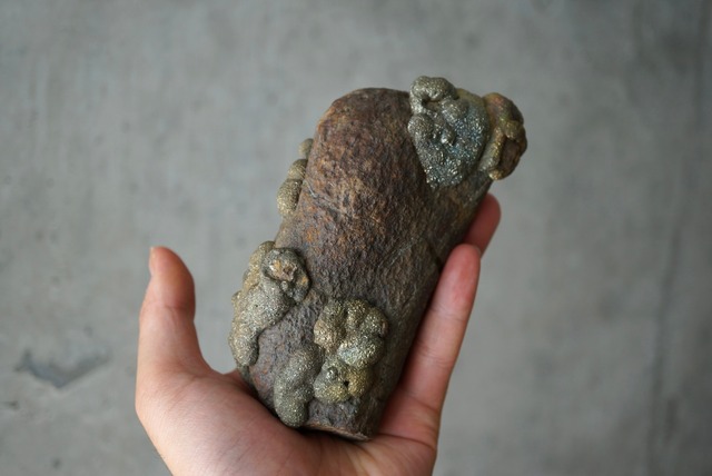 パキスタン産レインボーパイライト 特大 Pyrite/Marcasite 1236