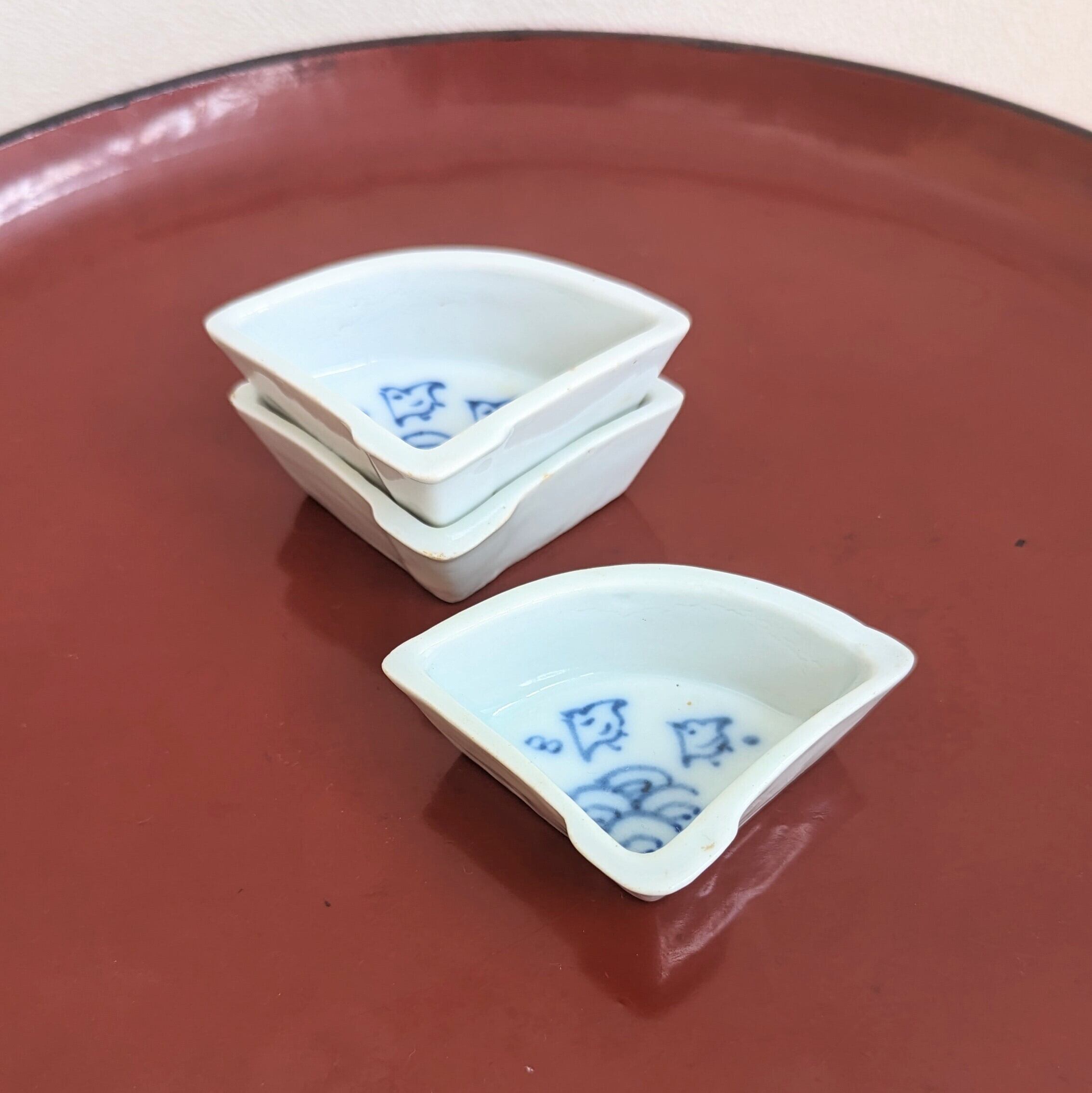 骨董 蝶 源氏香 小皿 豆皿 セット 骨董 蝶 源氏香 小皿 豆皿 セット