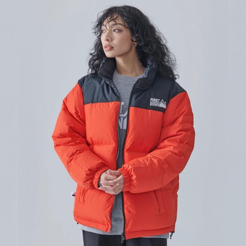 FIRST DOWN ファーストダウン バブルダウンジャケット リバーシブル