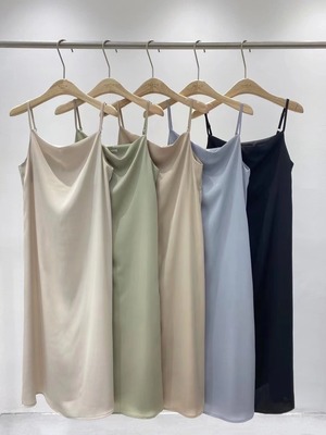 ドレープネック　キャミワンピース　AJ2205-650