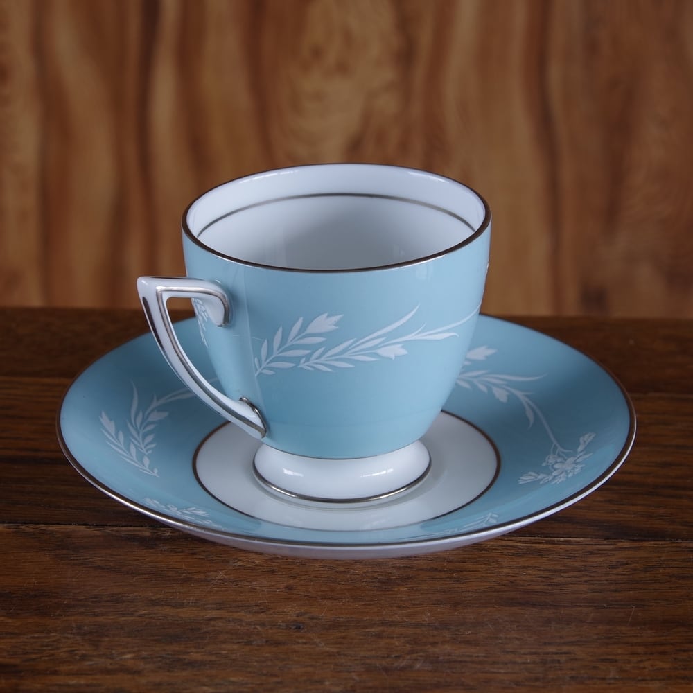 Minton ターコイズカメオ コーヒーカップ デミタス ソーサー #180217-1 ...
