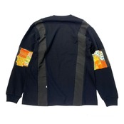【tshirts96】XLsize KIMONO T-SHIRTS BLACK
