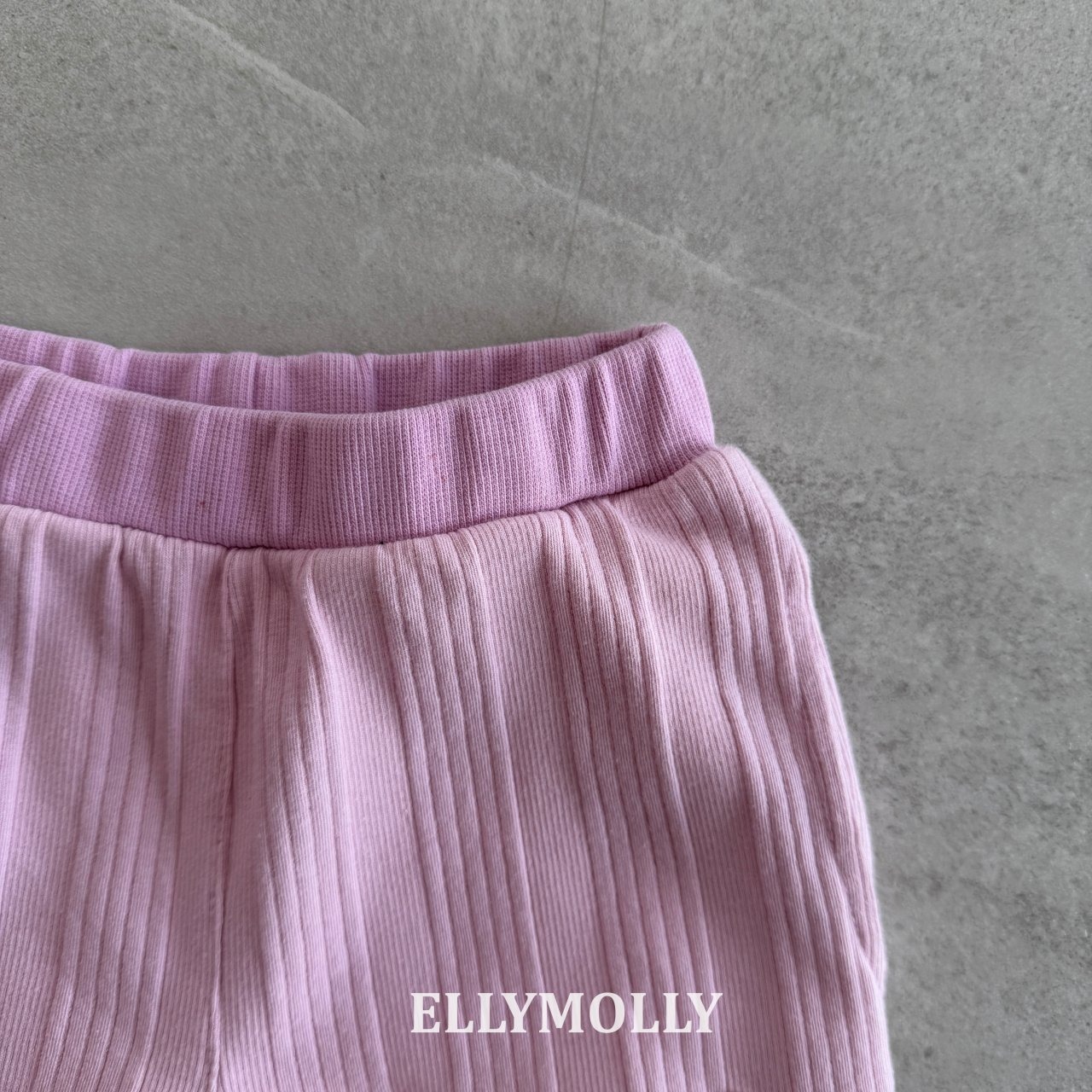 [ELLYMOLLY] Muse Ribbed Pants / [엘리몰리] 뮤즈골지팬츠