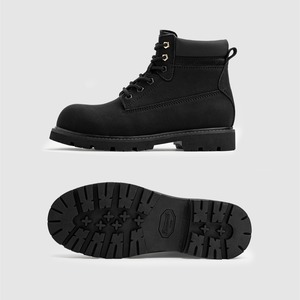 Black Plush Lining Ankle Boots / ブラック プラッシュライニングアンクル ブーツ
