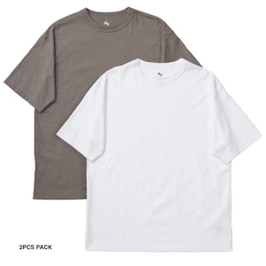 K/D 2P PACK TEE (TWO COLORS) / 2ピースパックTEE (WHITE&BEIGE)