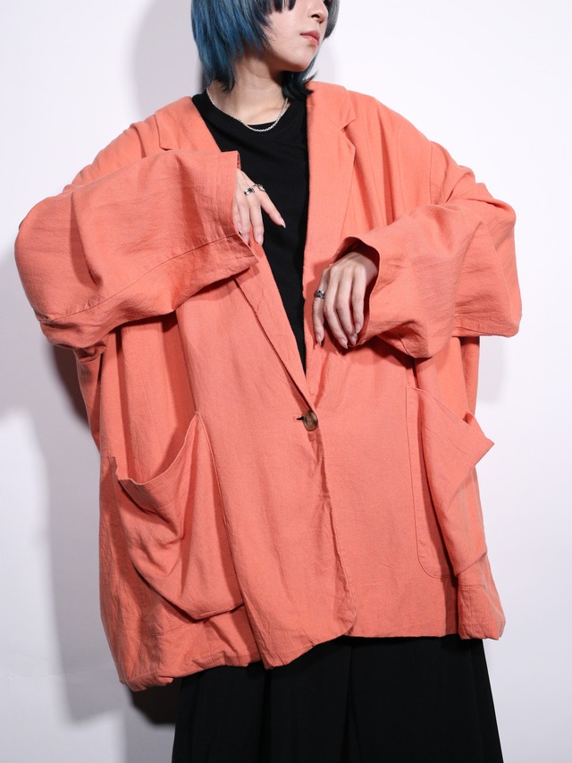 super wide silhouette good coloring easy tailored jacket