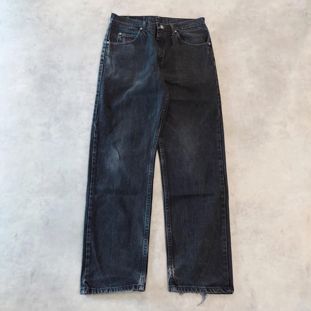 LEVIS 80s 501 ブラックジーンズ　ハチマル 80s USA製 Levi'sリーバイス 501 先染め ブラック デニムパンツ