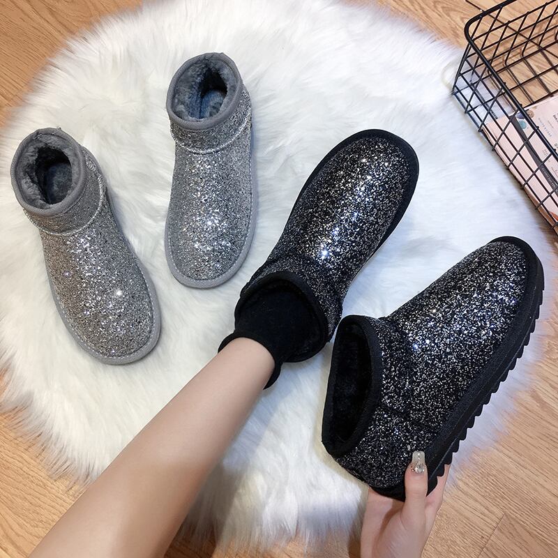 ブーツベルベットレッドカジュアルソリッド カラー 靴 シューズ コットン ソリッドカラー フェイクシューズ76310325544