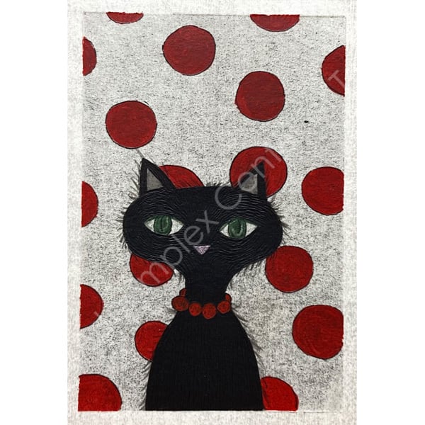 内山良子「Noir le chat capricieuxⅢ」