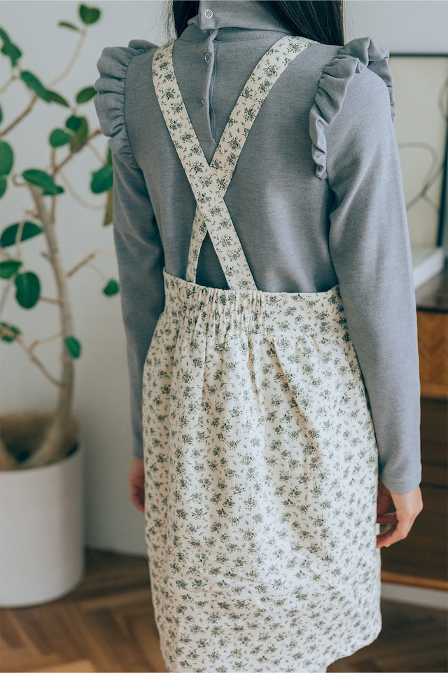 折り返しサス付スカート〈Flower〉