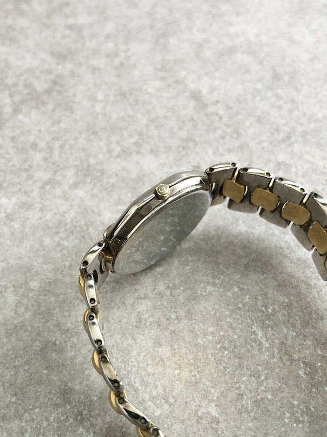 Christian Dior クリスチャン ディオール 腕時計 シルバー ゴールド オクタゴン ステンレススチール 45.204 vintage ヴィンテージ オールド enrkhj