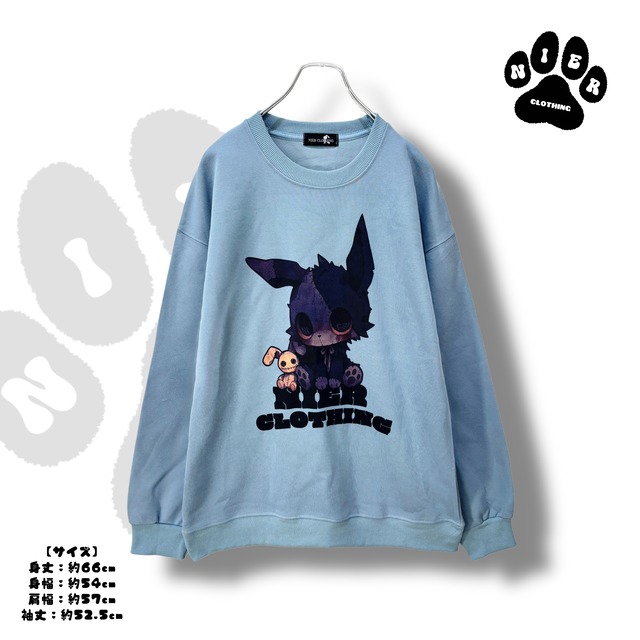 LITTLE RABBIT SWEAT TOP【BLUE】