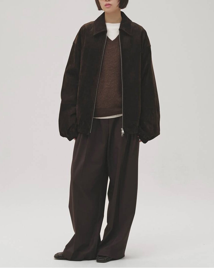 TODAYFUL(トゥデイフル) Suede Zip Blouson | サウスオレンジ｜メンズ