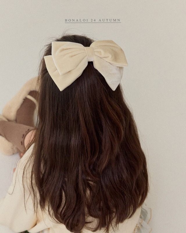 ※お洋服と同梱限定※【即納】<Bonaloi> Belloa big ribbon pin