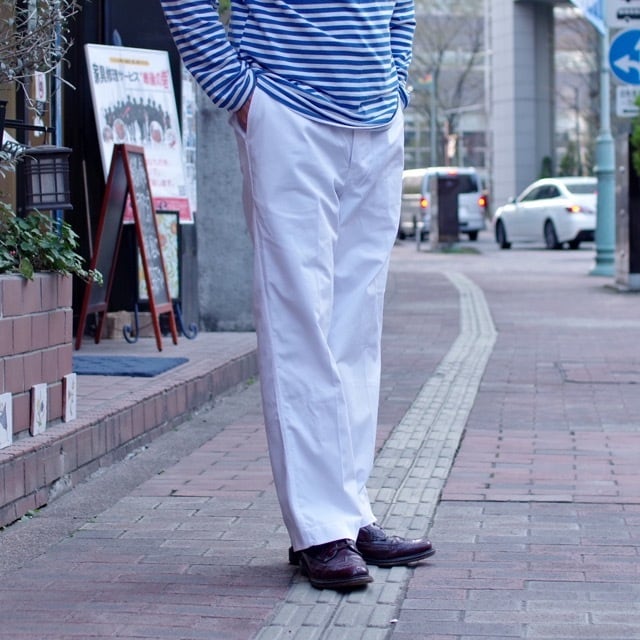 1990s Dutch Army White Chef Pants / ユーロ ミリタリー ホワイト