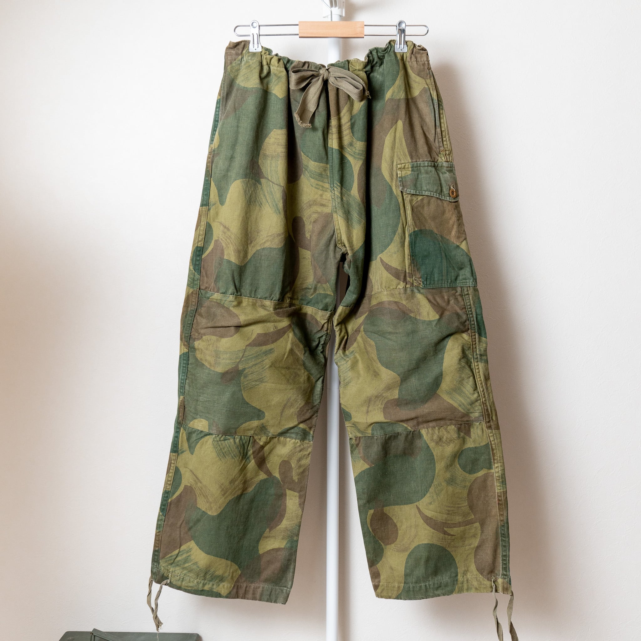 MINT】Belgian Army 50's Brushstroke Camouflage Trousers 実物 