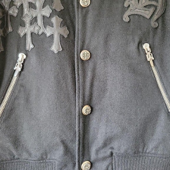 CHROME HEARTS クロムハーツ レターマン CHマルチレザーパッチ レザー