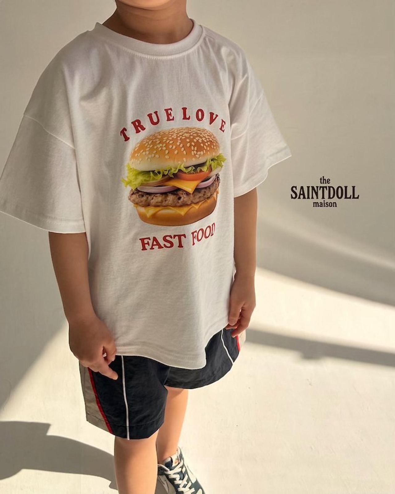 [SAINTDOLL] Hamburger T / [세인트돌] 햄버거티
