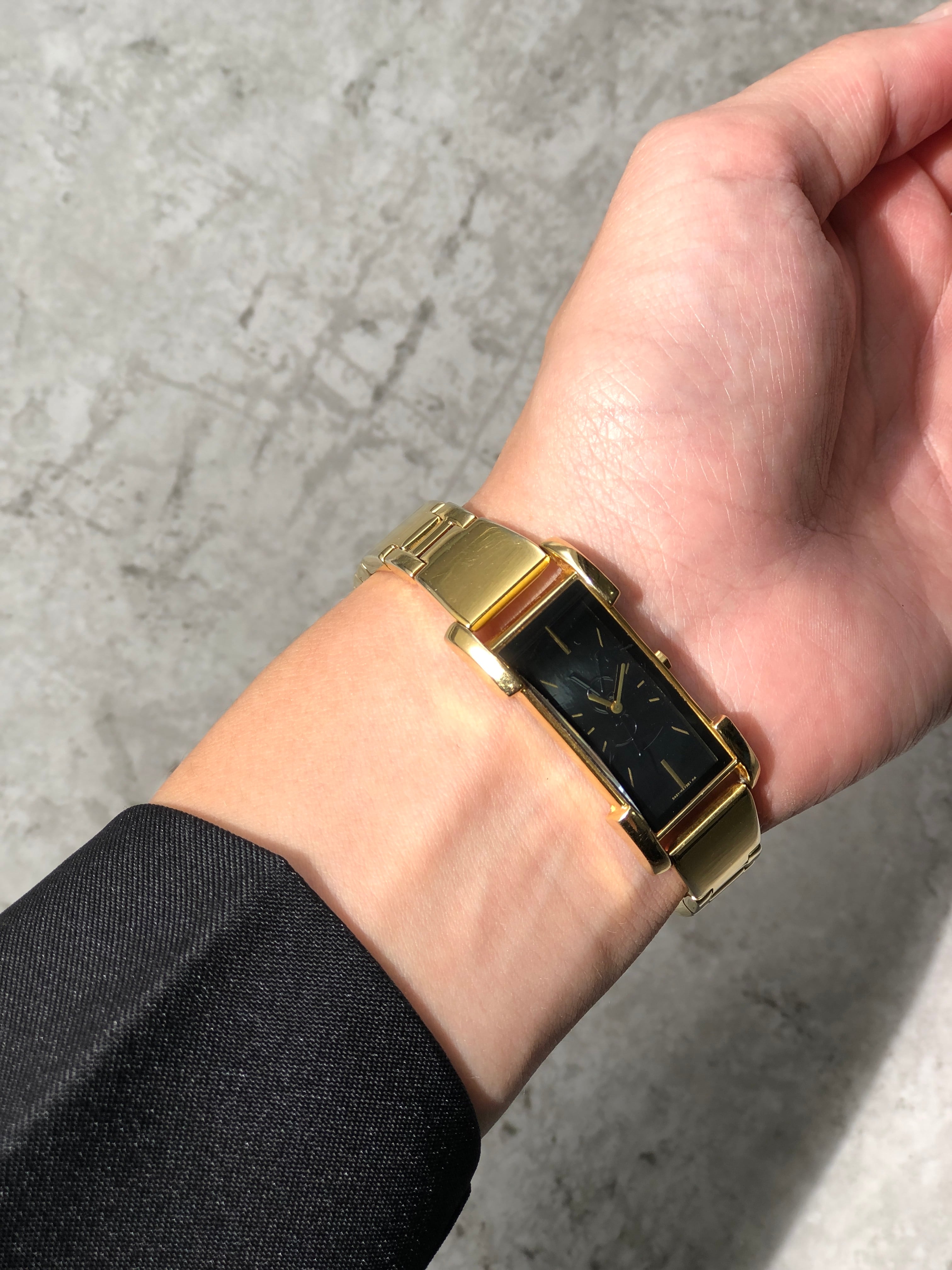 Yves Saint Laurent イヴ・サンローラン 腕時計 ゴールド ステンレススチール 5421-HI6200Y vintage ヴィンテージ オールド fxbm3g