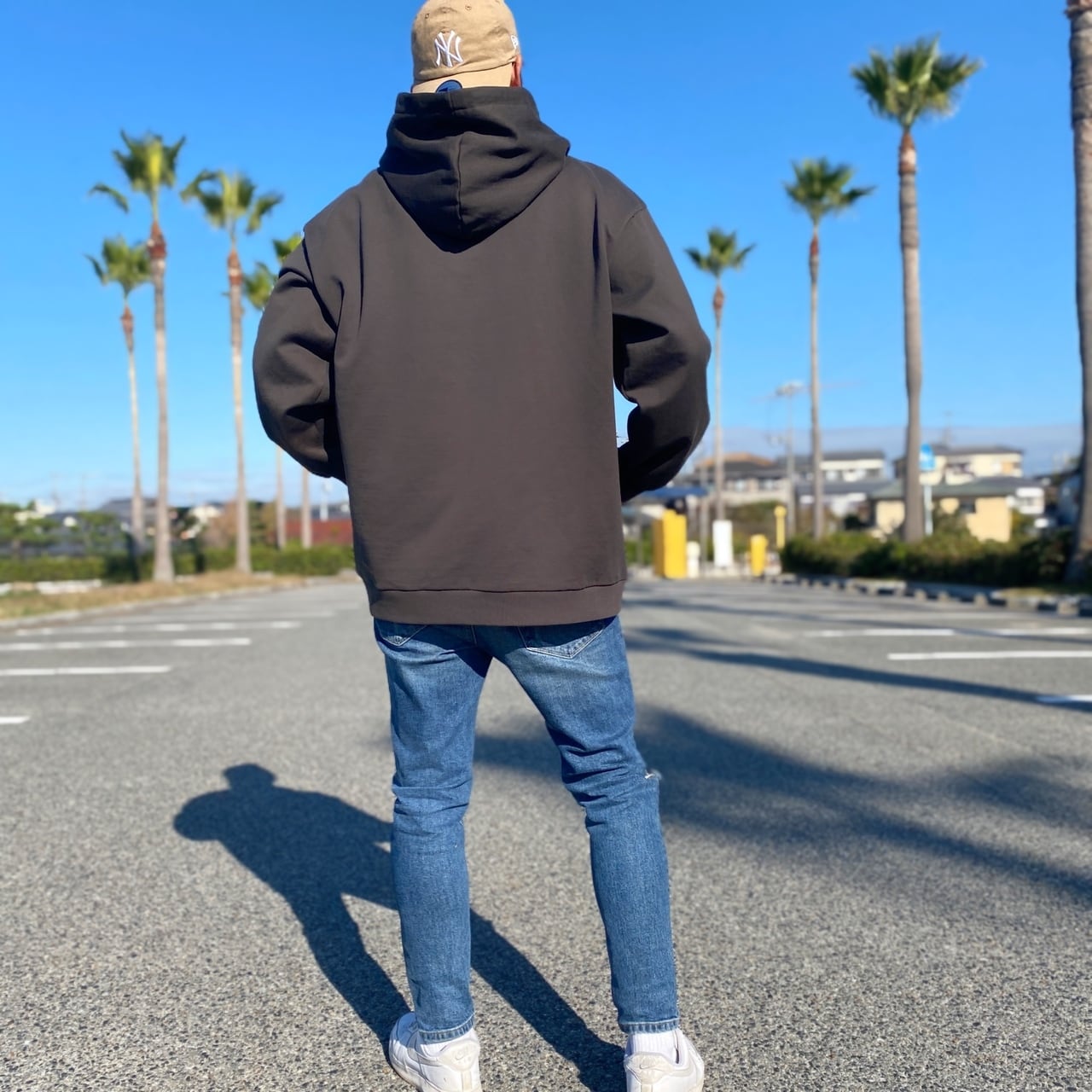 ストリート系LUSSO SURF パームツリーパーカー Mサイズ RVCA Palm Tree