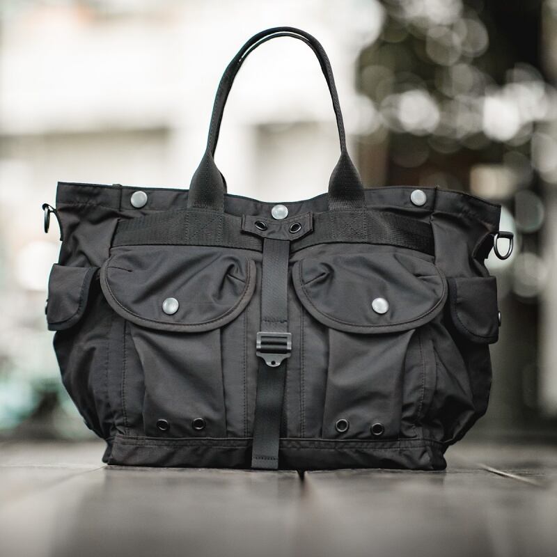 大容量フラップポケット付き2wayトートバッグA18150