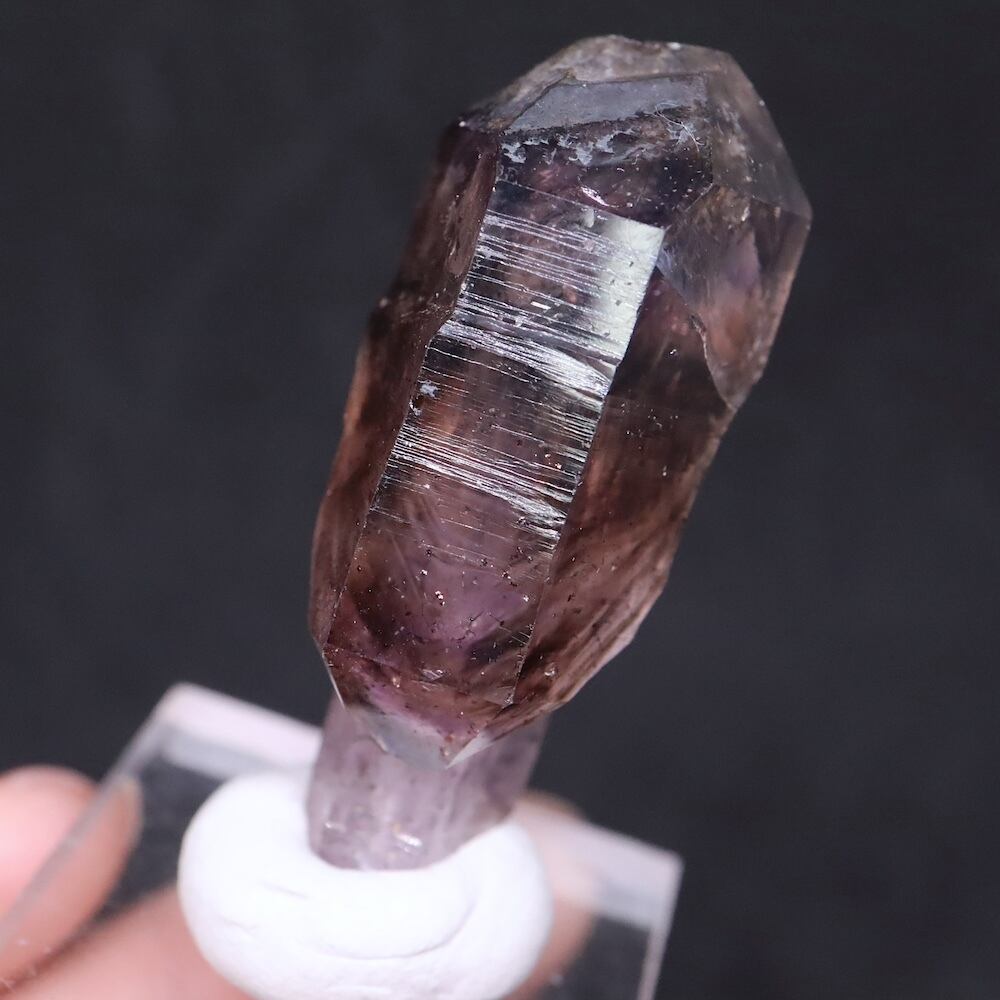 天然石アメジスト アメジストクラスター 天然原石 91g ウルグアイ産 濃い目の紫色で高