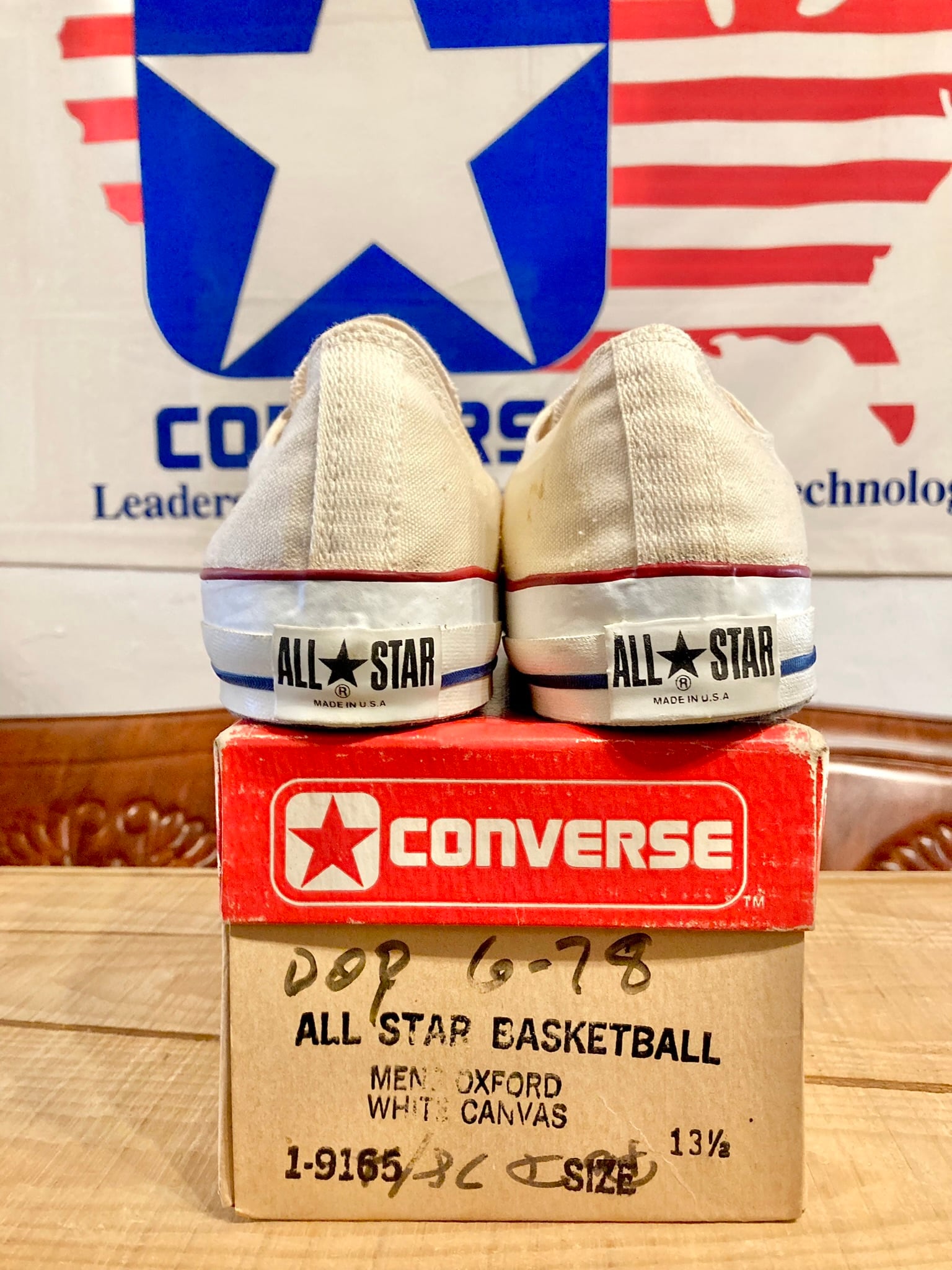 converse（コンバース） ALL STAR （オールスター）生成り 13.5