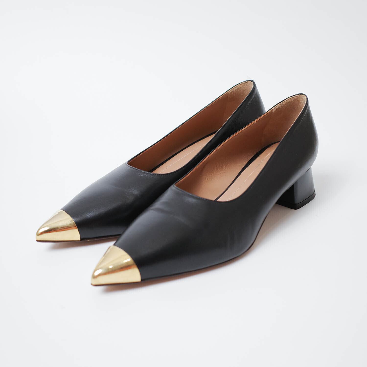 [NEW] MARNI	BICOLOR POINTED TOE PUMPS　PUMS001304