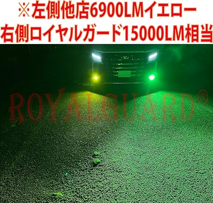 爆光 L1b LEDフォグ ライムグリーン 純正LED交換用バルブ 専用工具付き