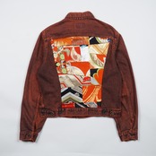 【DJK-M004】着物デニムジャケット KIMONO DENIM JACKET