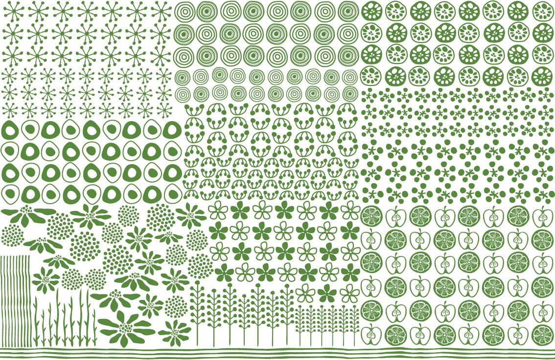 禅 -zen-転写紙 草色 (ポーセリンアート用転写紙)