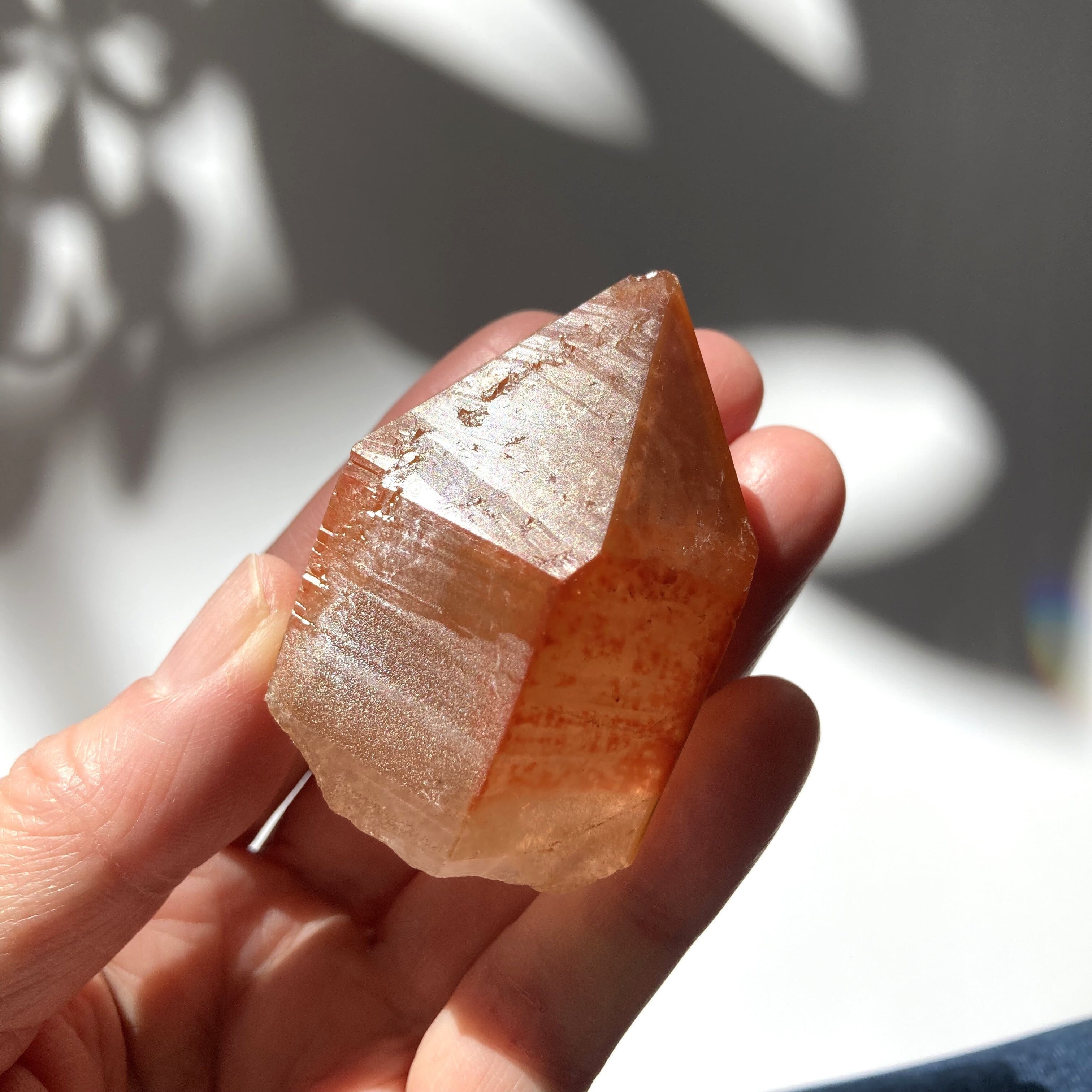 レッドレムリアンクォーツ　ブラジル産 レッドレムリアンクォーツ ブラジル産