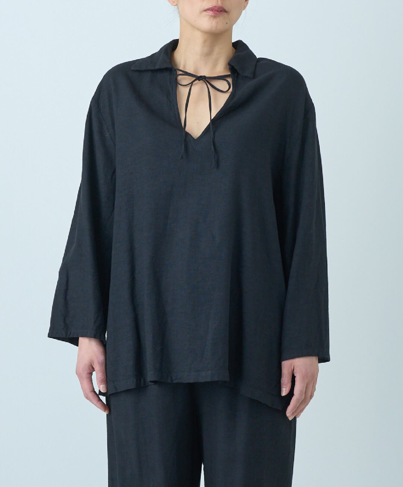 No.11 Kaftan blouse / Black