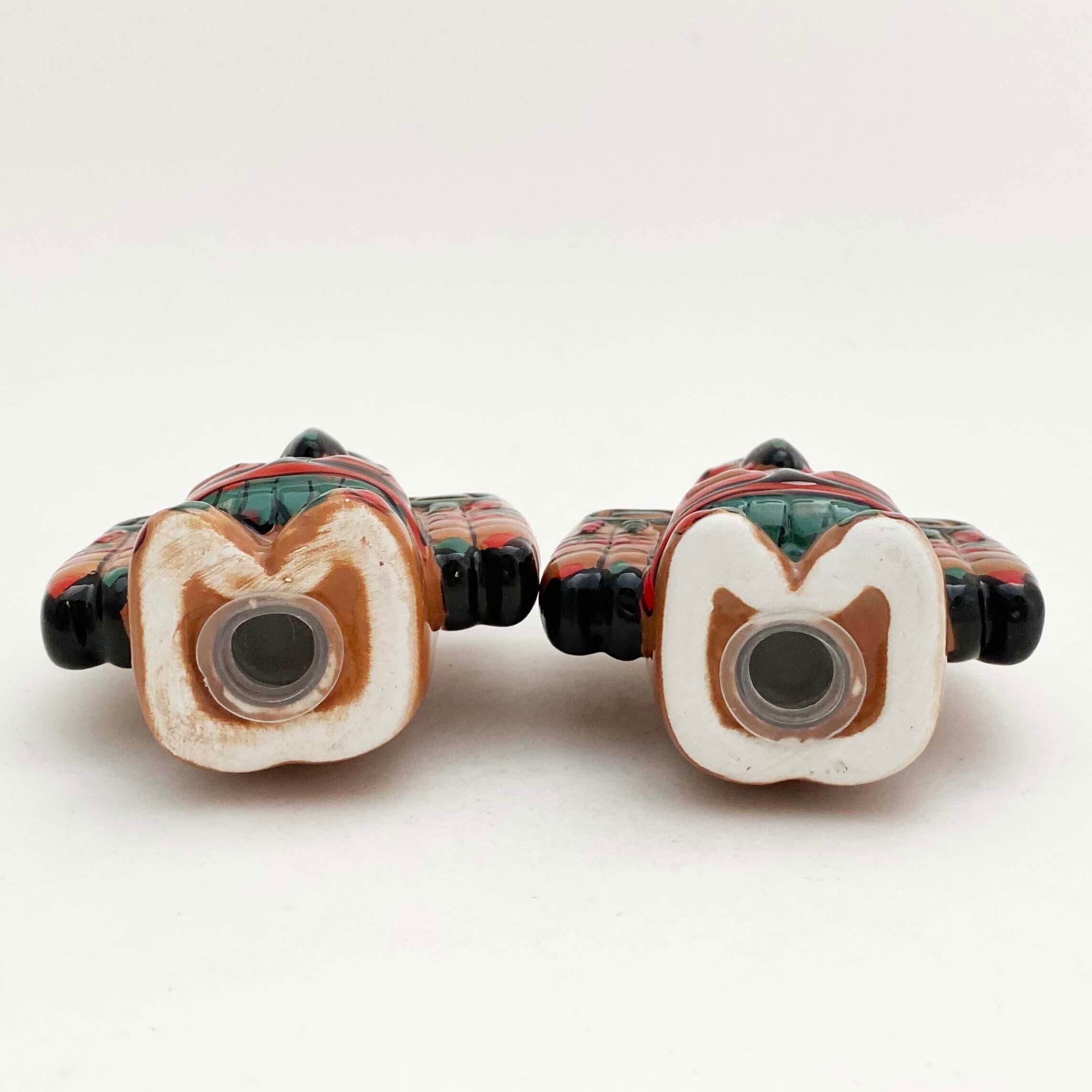 トーテムポール・ソルト＆ペッパー（陶器カラフル）