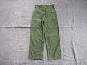 1960’s US.ARMY OG107 Baker pants W30/L31