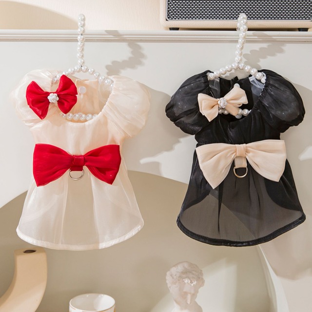 【全2色】ロマンチックなリボンワンピース d1246