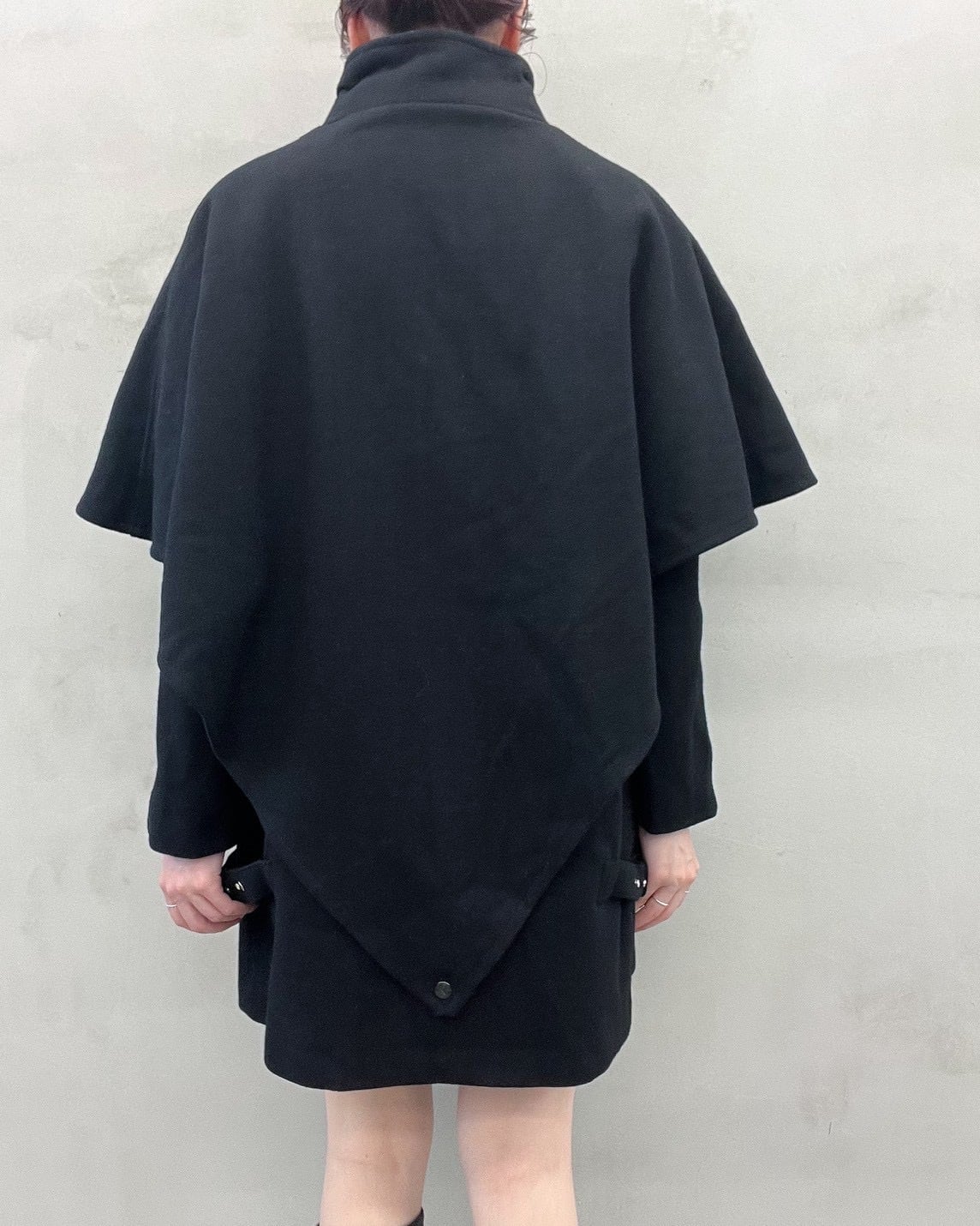 wool cape coat | CYAN VINTAGE&USED