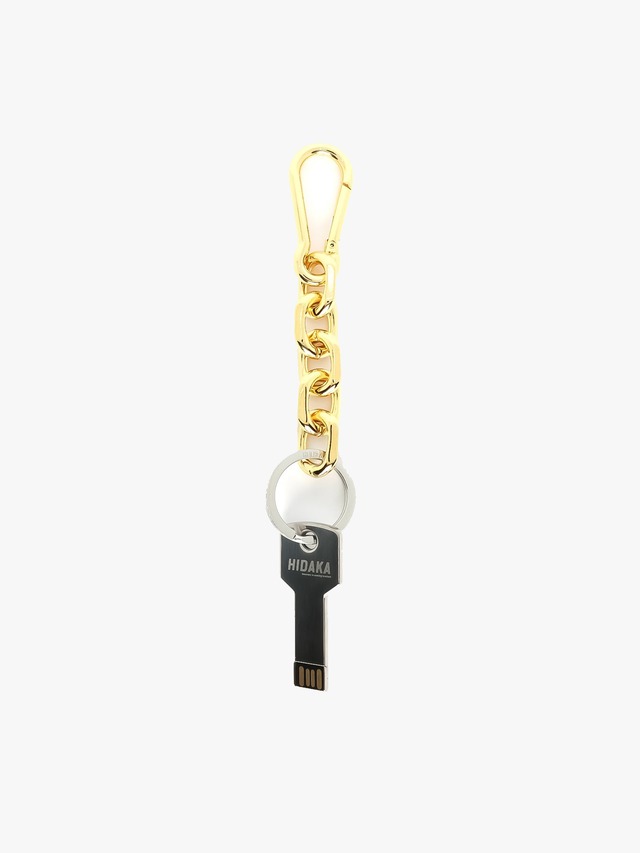 HIDAKA | USB KEY CHAIN (GOLD)