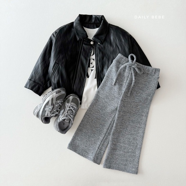 [即納XL]≪DAILYBEBE≫kkaejuk jacket black (kids) 26
