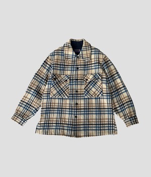 -Pendleton- Vintage 70s M Wool Check Shirt made in USA