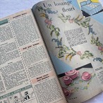 フランス古本　ヴィンテージ雑誌　婦人雑誌　ファッション・趣味　1950年代　JUIN 1956　12pscn29-3